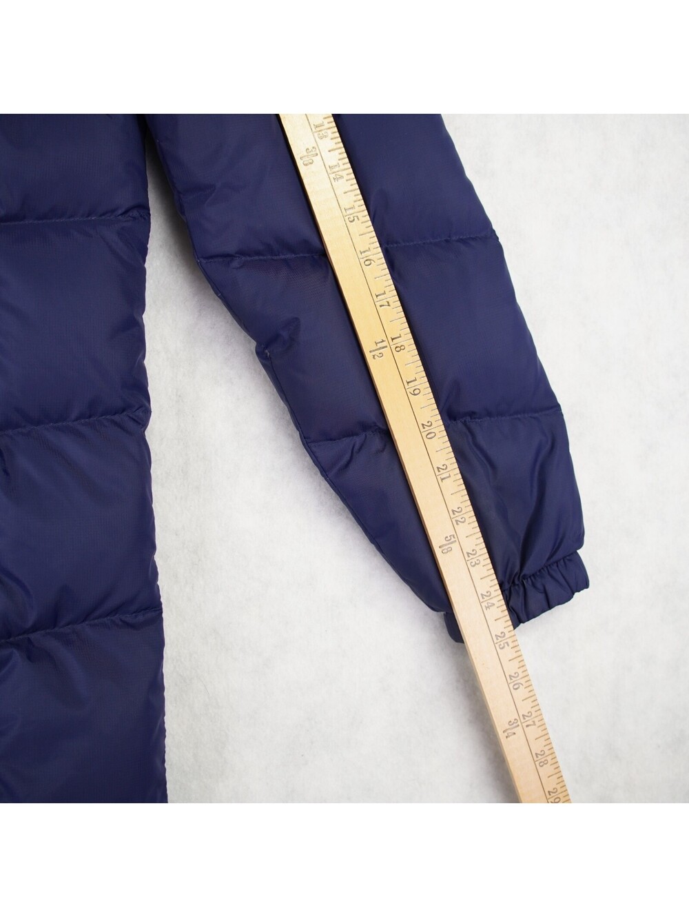L.L. Bean Women’s Quilted Goose Down Puffer Jacket Sz S Navy Warm Outdoor Coat - Picture 13 of 15